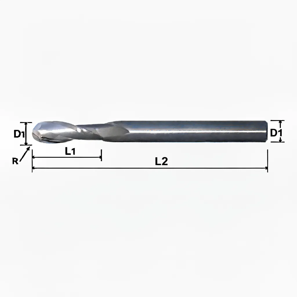 SPL6U - Uzun Boy Alüminyum Küre Freze
